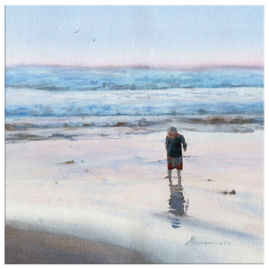 Child By The Sea canvas print