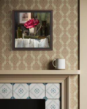 Rose, Apothecary Bottles and an Old Photograph