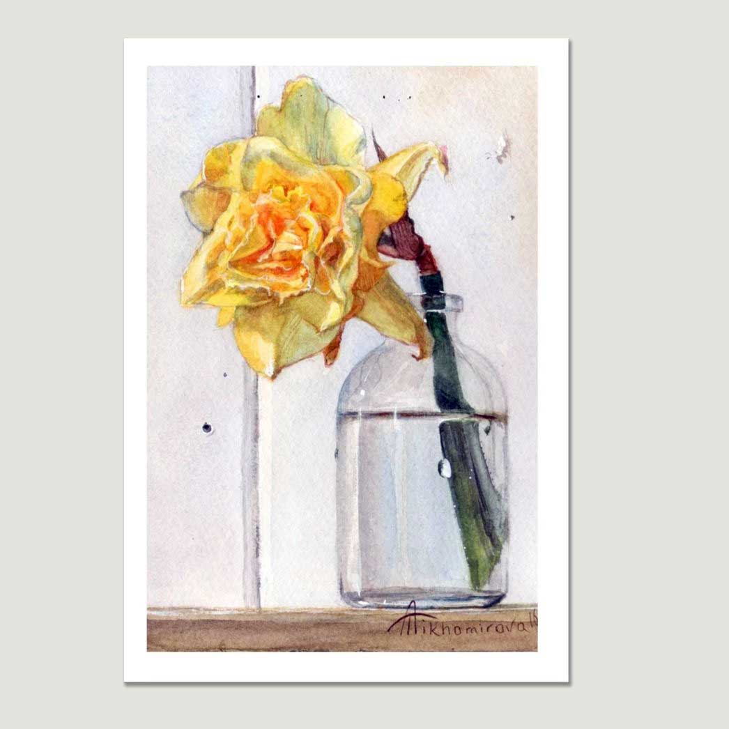 Darling Daffodil Paper Print