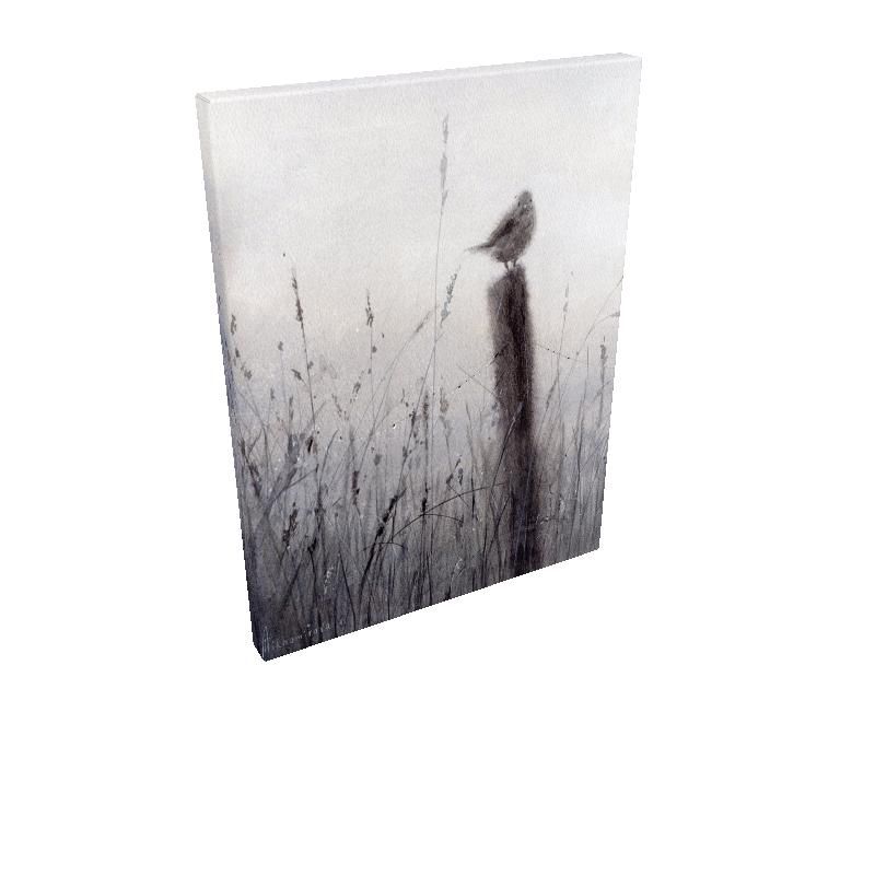 Square Canvas from watercolour At the Gates of Dawn
