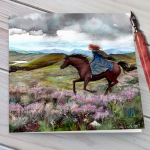 Chasing the Wind - Greeting card