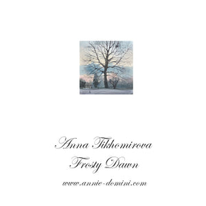 Frosty Dawn - Christmas Greeting card