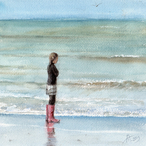 Girl by the Sea