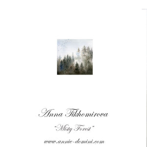 Misty Forest - Christmas Greeting card