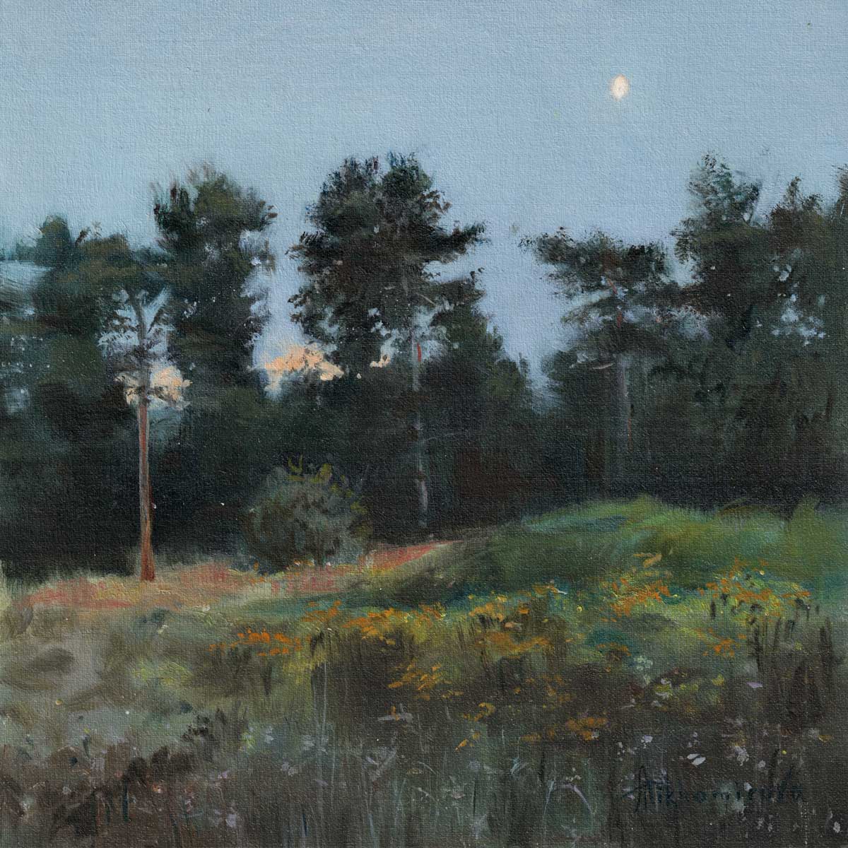 Moon Rising Over Teddington