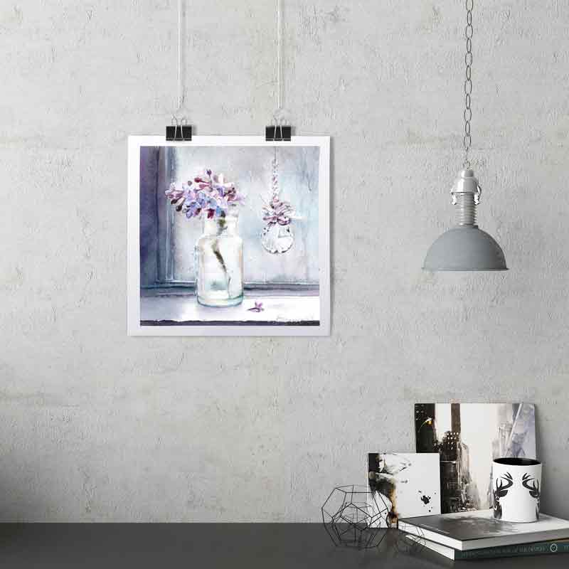 Spring Drizzle Paper Print