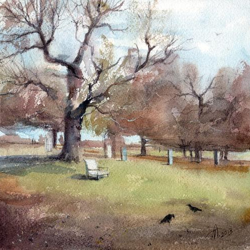 Bench at Richmond Park