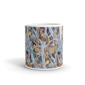 Frozen Leaves Custom Printed Mug